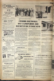 Página do jornal Correio do Ceará de setembro de 1978