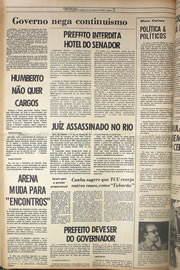 Página do jornal Correio do Ceará de outubro de 1978