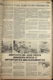Página do jornal Correio do Ceará de outubro de 1978