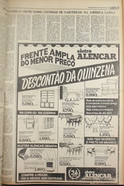 Página do jornal Correio do Ceará de outubro de 1978