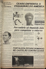Página do jornal Correio do Ceará de outubro de 1978
