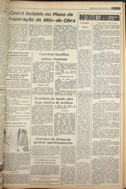Página do jornal Correio do Ceará de outubro de 1978