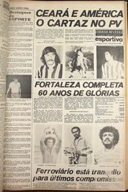 Página do jornal Correio do Ceará de outubro de 1978