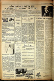 Página do jornal Correio do Ceará de outubro de 1978