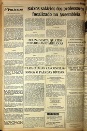 Página do jornal Correio do Ceará de outubro de 1978