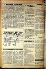 Página do jornal Correio do Ceará de outubro de 1978