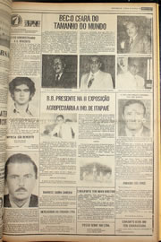 Página do jornal Correio do Ceará de outubro de 1978
