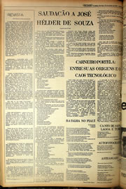 Página do jornal Correio do Ceará de outubro de 1978