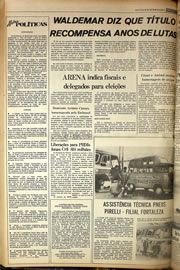 Página do jornal Correio do Ceará de outubro de 1978
