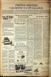 Página do jornal Correio do Ceará de outubro de 1978
