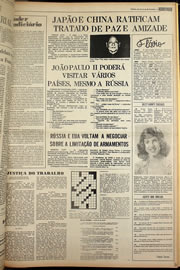 Página do jornal Correio do Ceará de outubro de 1978