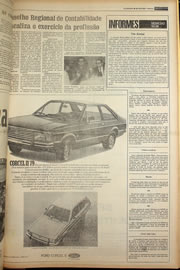 Página do jornal Correio do Ceará de outubro de 1978