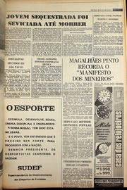Página do jornal Correio do Ceará de outubro de 1978