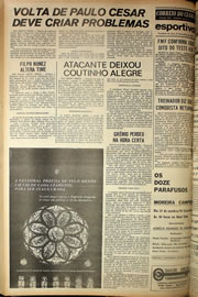 Página do jornal Correio do Ceará de outubro de 1978