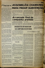 Página do jornal Correio do Ceará de outubro de 1978