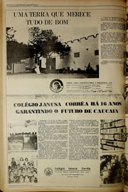 Página do jornal Correio do Ceará de outubro de 1978