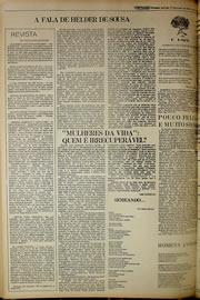 Página do jornal Correio do Ceará de outubro de 1978