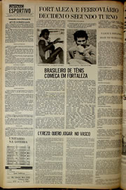 Página do jornal Correio do Ceará de outubro de 1978