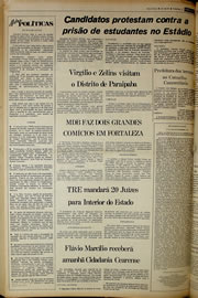 Página do jornal Correio do Ceará de outubro de 1978