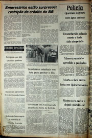 Página do jornal Correio do Ceará de novembro de 1978