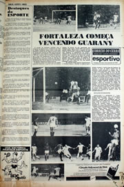 Página do jornal Correio do Ceará de novembro de 1978