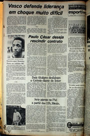 Página do jornal Correio do Ceará de novembro de 1978