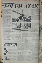Página do jornal Correio do Ceará de novembro de 1978