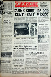 Página do jornal Correio do Ceará de novembro de 1978