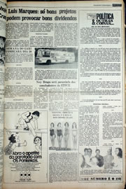 Página do jornal Correio do Ceará de novembro de 1978