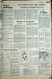 Página do jornal Correio do Ceará de novembro de 1978