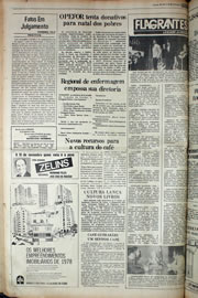 Página do jornal Correio do Ceará de novembro de 1978