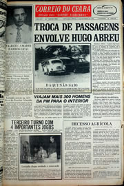 Página do jornal Correio do Ceará de novembro de 1978