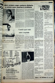 Página do jornal Correio do Ceará de novembro de 1978