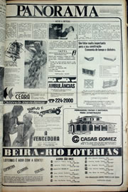 Página do jornal Correio do Ceará de novembro de 1978