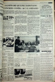 Página do jornal Correio do Ceará de novembro de 1978