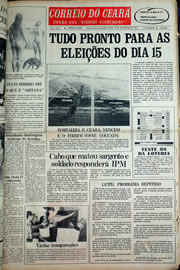 Página do jornal Correio do Ceará de novembro de 1978