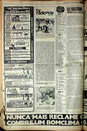 Página do jornal Correio do Ceará de novembro de 1978