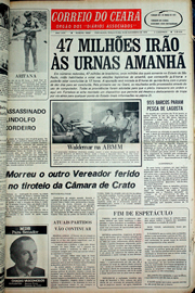 Página do jornal Correio do Ceará de novembro de 1978