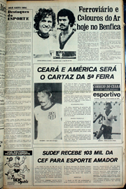 Página do jornal Correio do Ceará de novembro de 1978