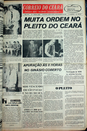 Página do jornal Correio do Ceará de novembro de 1978