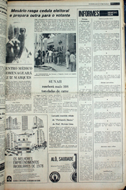 Página do jornal Correio do Ceará de novembro de 1978