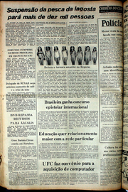 Página do jornal Correio do Ceará de novembro de 1978