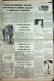 Página do jornal Correio do Ceará de novembro de 1978