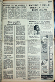 Página do jornal Correio do Ceará de novembro de 1978