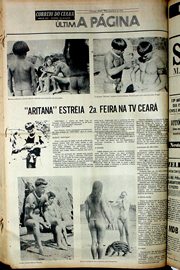 Página do jornal Correio do Ceará de novembro de 1978
