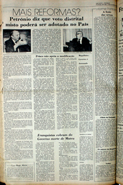 Página do jornal Correio do Ceará de novembro de 1978
