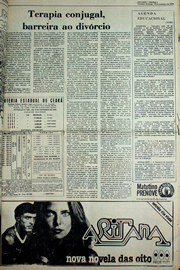 Página do jornal Correio do Ceará de novembro de 1978