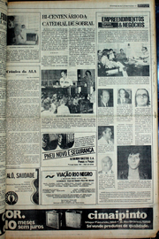 Página do jornal Correio do Ceará de novembro de 1978