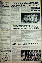 Página do jornal Correio do Ceará de novembro de 1978