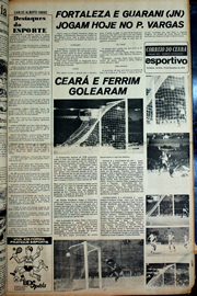 Página do jornal Correio do Ceará de novembro de 1978